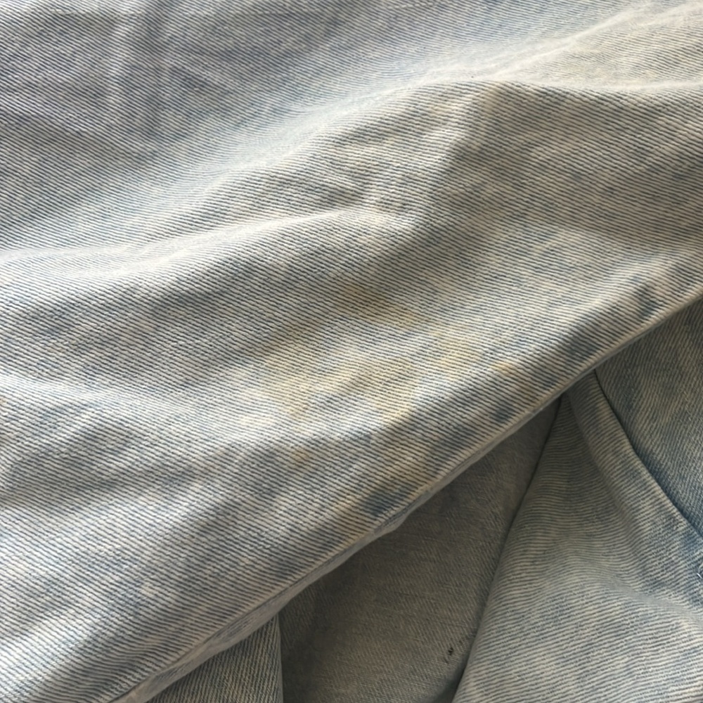 RIO Beverly Hills airbrushed glitter crystals bolero crop jean denim jacket 1990 - Picture 11 of 11
